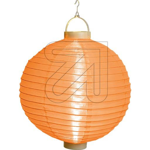 oranger LED Lampion 40cm mit warmweissen LEDs beleuchtet 38943
