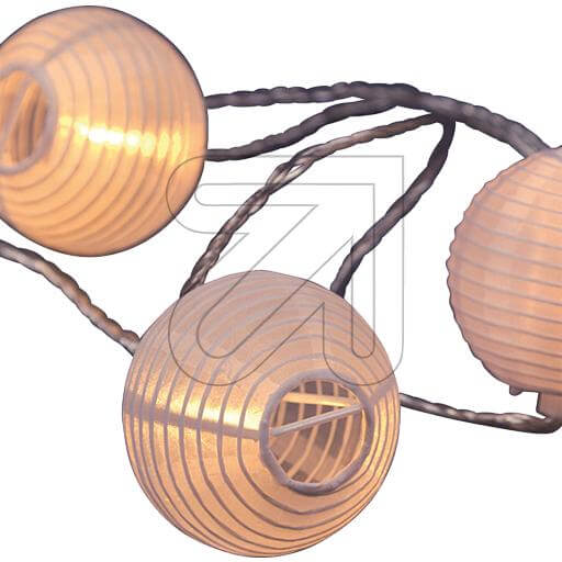 LED-Lampion-Lichterkette 16 Lampions Ø 8cm 33320