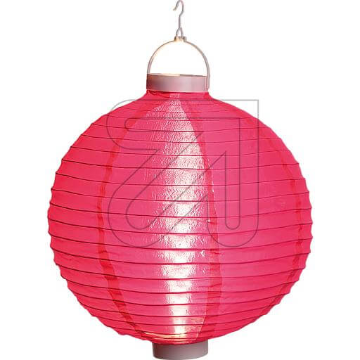 pinker LED Lampion 40cm mit warmweissen LEDs beleuchtet 38936