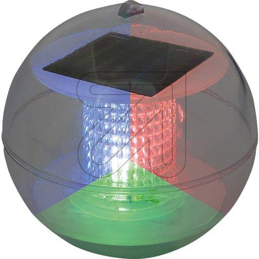 LED-Solar-Schwimmkugel 1 LED RGB 35447